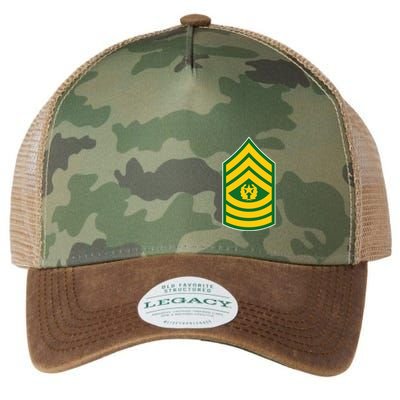 Command Sergeant Major Military Badge Legacy Tie Dye Trucker Hat