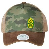 Command Sergeant Major Military Badge Legacy Tie Dye Trucker Hat