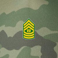 Command Sergeant Major Military Badge Legacy Tie Dye Trucker Hat