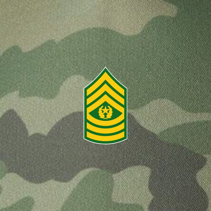 Command Sergeant Major Military Badge Legacy Tie Dye Trucker Hat