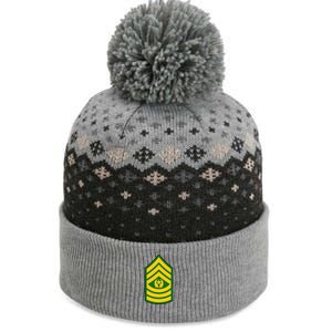 Command Sergeant Major Military Badge The Baniff Cuffed Pom Beanie