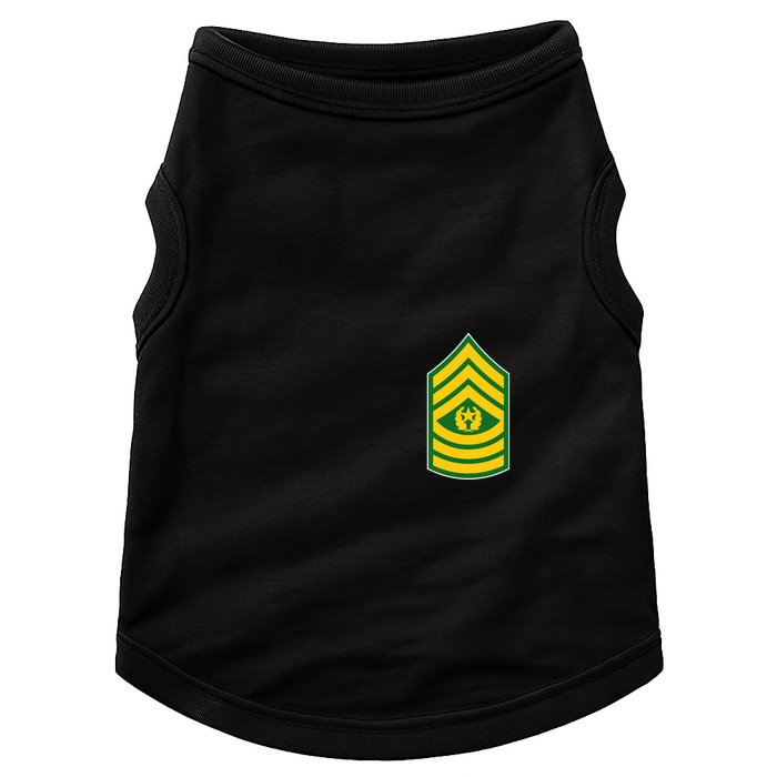 Command Sergeant Major Military Badge Doggie Tank