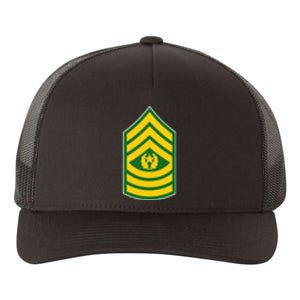 Command Sergeant Major Military Badge Yupoong Adult 5-Panel Trucker Hat