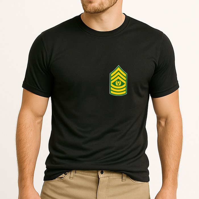 Command Sergeant Major Military Badge Performance Shirt
