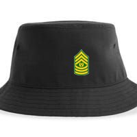 Command Sergeant Major Military Badge Sustainable Bucket Hat