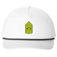 Command Sergeant Major Military Badge Snapback Five-Panel Rope Hat