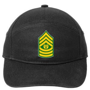 Command Sergeant Major Military Badge 7-Panel Snapback Hat