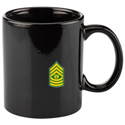 Command Sergeant Major Military Badge 11oz C Handle Ceramic Mug