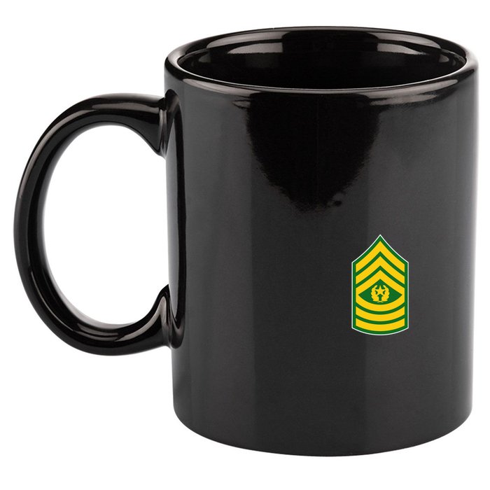 Command Sergeant Major Military Badge 11oz C Handle Ceramic Mug