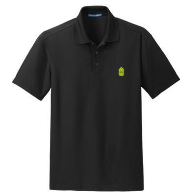 Command Sergeant Major Military Badge Dry Zone Grid Polo