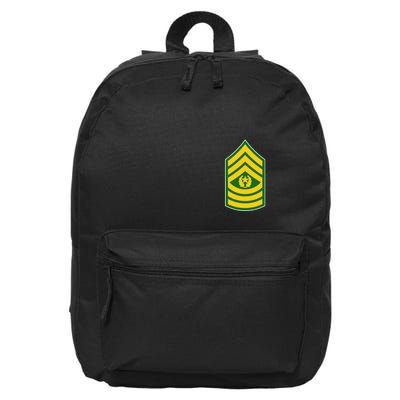 Command Sergeant Major Military Badge 16 in Basic Backpack