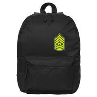Command Sergeant Major Military Badge 16 in Basic Backpack