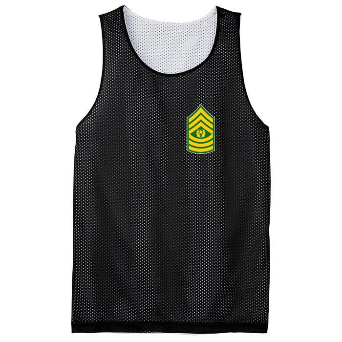 Command Sergeant Major Military Badge Mesh Reversible Basketball Jersey Tank