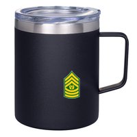 Command Sergeant Major Military Badge 12oz Stainless Steel Coffee Mug
