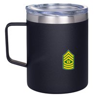 Command Sergeant Major Military Badge 12oz Stainless Steel Coffee Mug
