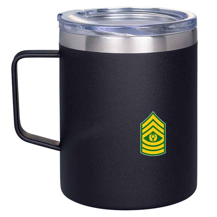 Command Sergeant Major Military Badge 12oz Stainless Steel Coffee Mug