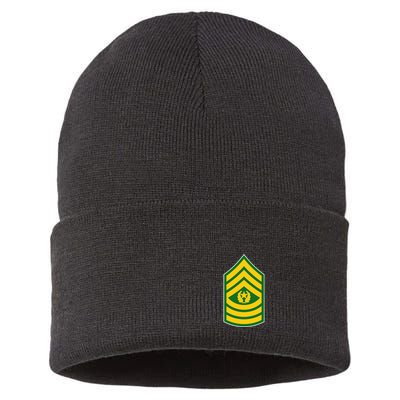 Command Sergeant Major Military Badge Sustainable Knit Beanie