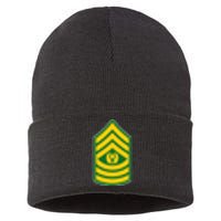 Command Sergeant Major Military Badge Sustainable Knit Beanie