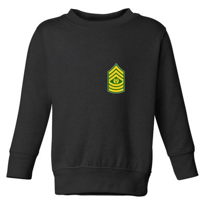 Command Sergeant Major Military Badge Toddler Sweatshirt