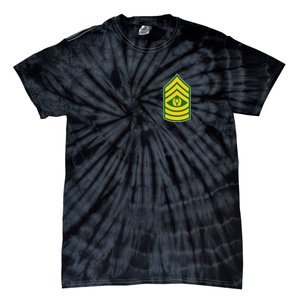 Command Sergeant Major Military Badge Tie-Dye T-Shirt