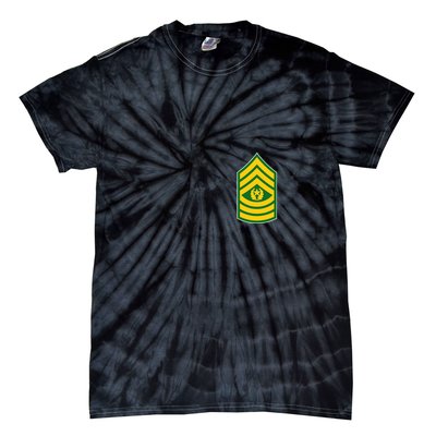 Command Sergeant Major Military Badge Tie-Dye T-Shirt