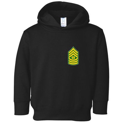 Command Sergeant Major Military Badge Toddler Hoodie