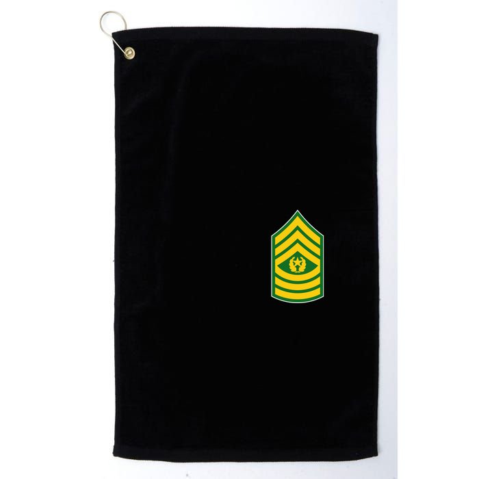 Command Sergeant Major Military Badge Golf Towel
