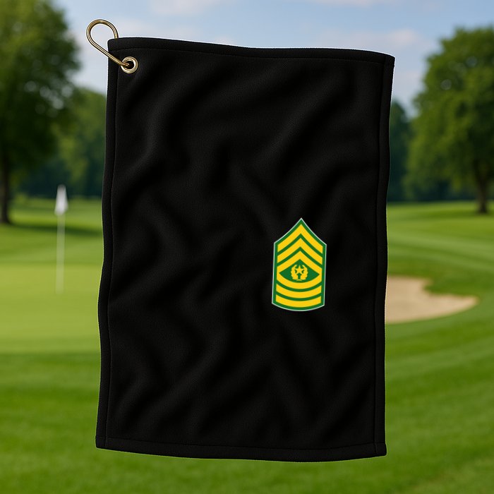 Command Sergeant Major Military Badge Golf Towel