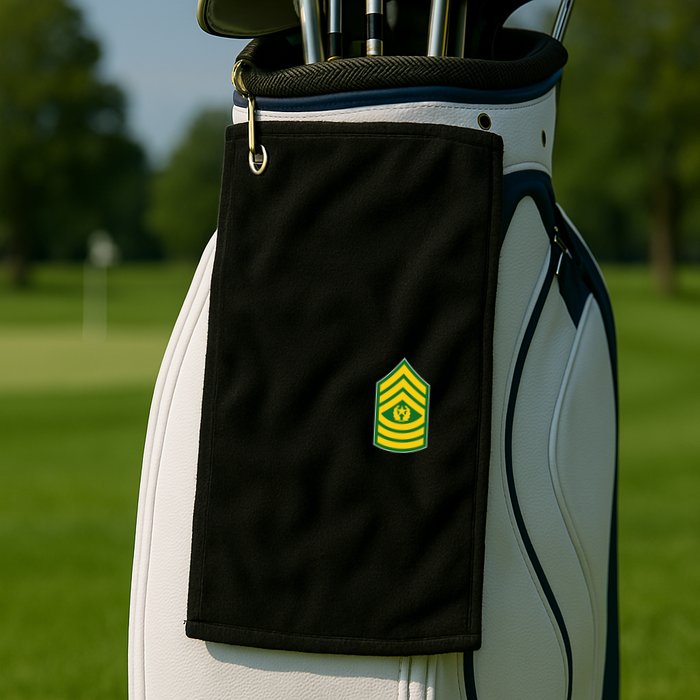 Command Sergeant Major Military Badge Golf Towel