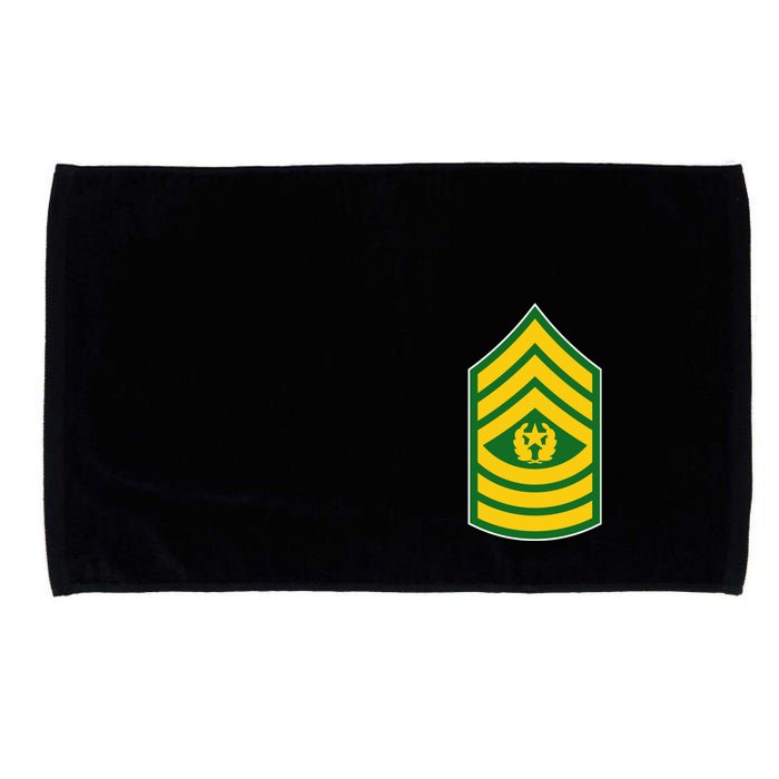 Command Sergeant Major Military Badge Microfiber Hand Towel