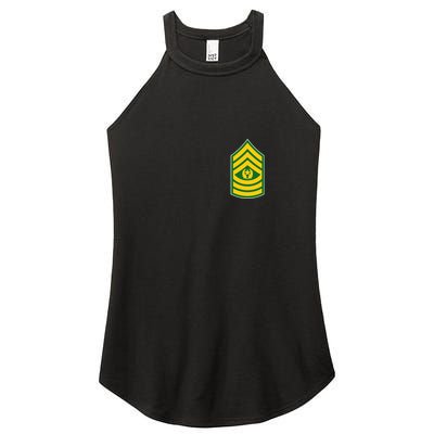 Command Sergeant Major Military Badge Women's Perfect Tri Rocker Tank