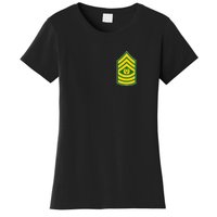 Command Sergeant Major Military Badge Women's T-Shirt