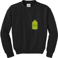 Command Sergeant Major Military Badge Kids Sweatshirt
