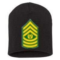 Command Sergeant Major Military Badge Short Acrylic Beanie