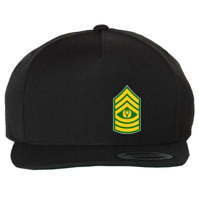Command Sergeant Major Military Badge Wool Snapback Cap
