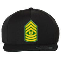 Command Sergeant Major Military Badge Wool Snapback Cap