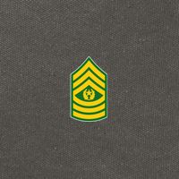 Command Sergeant Major Military Badge Cotton Canvas Backpack