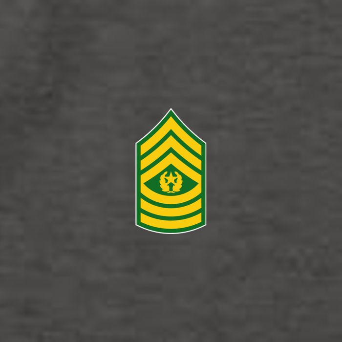 Command Sergeant Major Military Badge Vector Backpack
