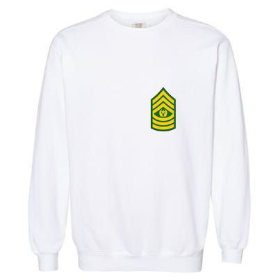 Command Sergeant Major Military Badge Garment-Dyed Sweatshirt