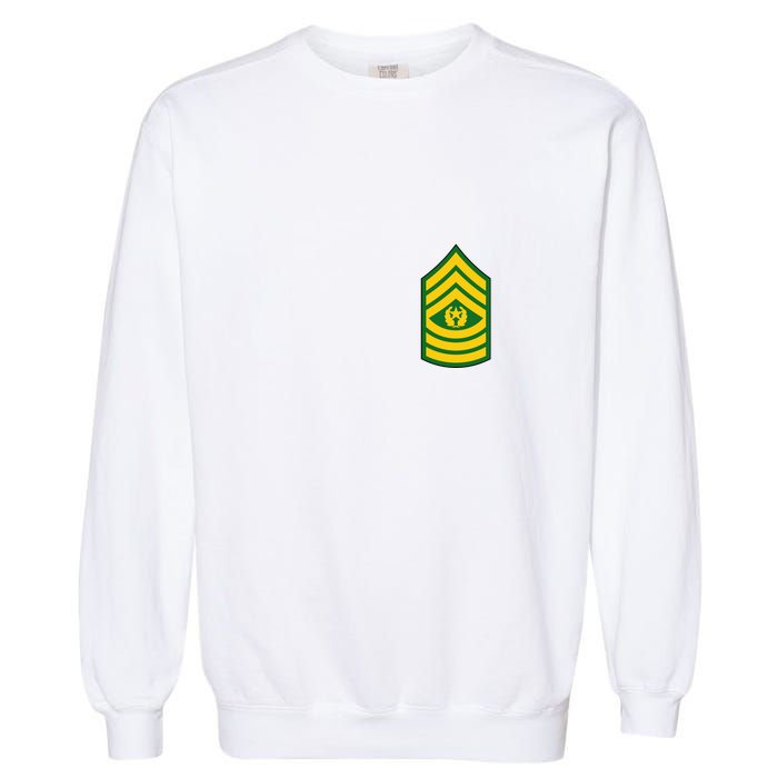 Command Sergeant Major Military Badge Garment-Dyed Sweatshirt