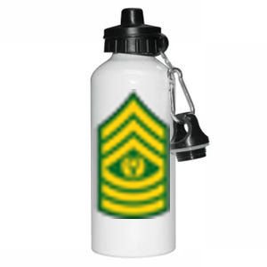 Command Sergeant Major Military Badge Aluminum Water Bottle