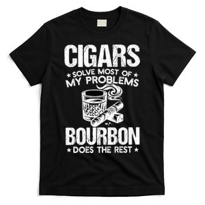 Cigars Solve Most Of My Problems Bourbon Does The Rest Sweatshirt T-Shirt