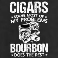 Cigars Solve Most Of My Problems Bourbon Does The Rest Sweatshirt Beanie