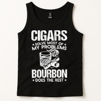 Cigars Solve Most Of My Problems Bourbon Does The Rest Sweatshirt Tank Top
