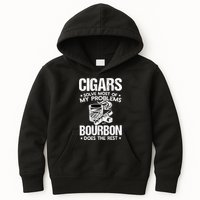 Cigars Solve Most Of My Problems Bourbon Does The Rest Sweatshirt Kids Hoodie