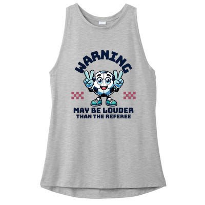 Cute Soccer Mama Mothers Day Gift For Soccer Mom Soccer Lover Ladies PosiCharge Tri-Blend Wicking Tank