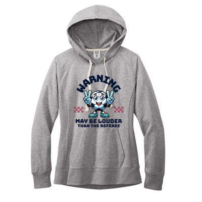 Cute Soccer Mama Mothers Day Gift For Soccer Mom Soccer Lover Women's Fleece Hoodie