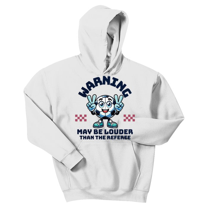 Cute Soccer Mama Mothers Day Gift For Soccer Mom Soccer Lover Kids Hoodie