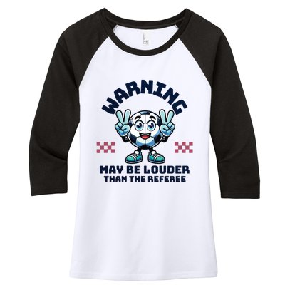 Cute Soccer Mama Mothers Day Gift For Soccer Mom Soccer Lover Women's Tri-Blend 3/4-Sleeve Raglan Shirt