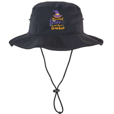 Cant Scare Me Im A Teacher Spooky Witch Halloween Legacy Cool Fit Booney Bucket Hat